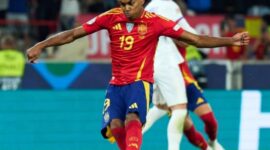 Pemain Timnas Spanyol, Lamine Yamal. (Instagram.com @lamineyamal).